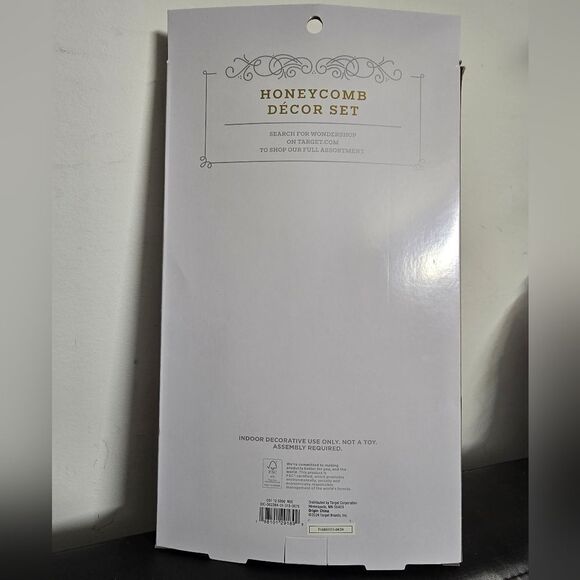 NWT Target 2024 2pc Paper Honeycomb Snowman and Angel Christmas Figurine Set - Picture 4 of 5